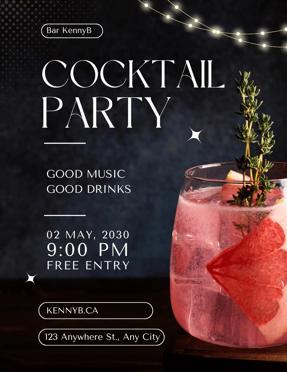 Flyer mock up design example 1